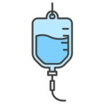 点滴バッグとチューブ